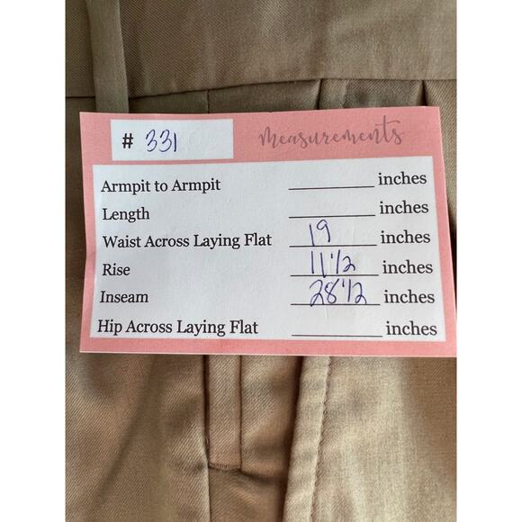 Men's Tasso Elba Tailored Fit Brown Pleated Front Dress Pants Size 36 / 30 - Picture 9 of 9